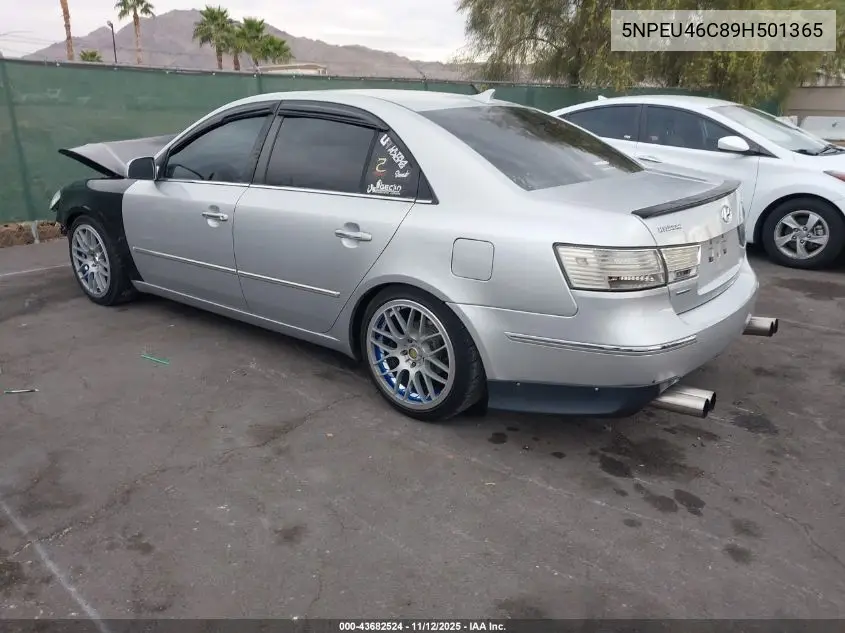 5NPEU46C89H501365 2009 Hyundai Sonata Limited