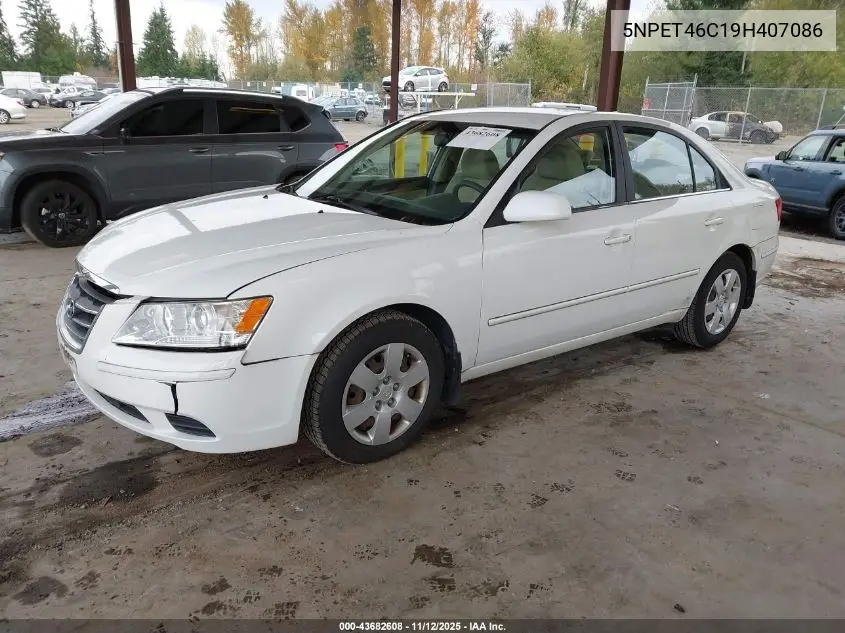 5NPET46C19H407086 2009 Hyundai Sonata Gls