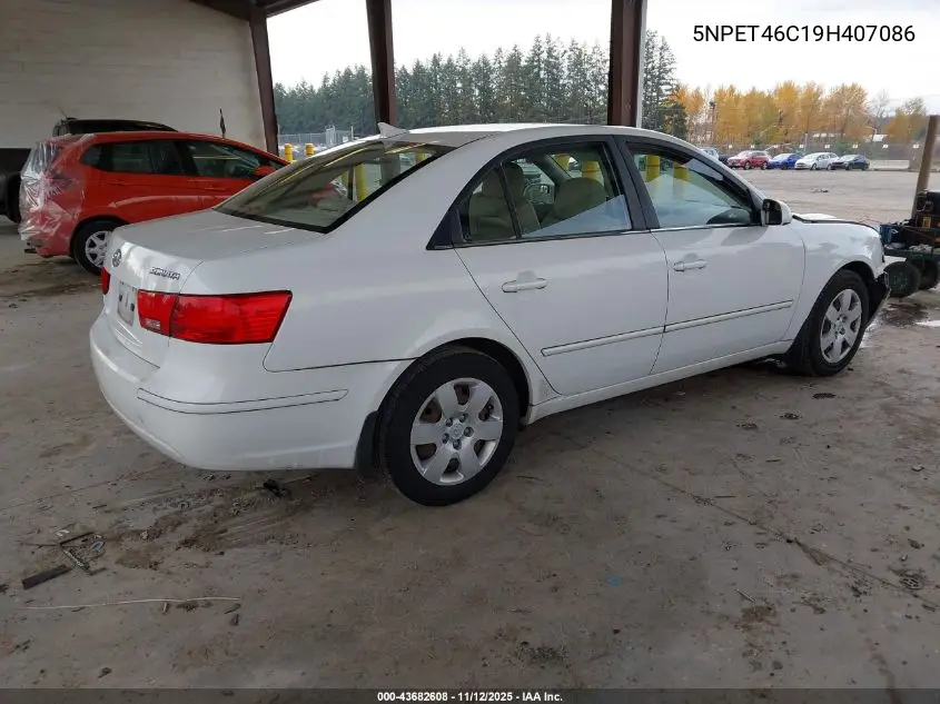 5NPET46C19H407086 2009 Hyundai Sonata Gls