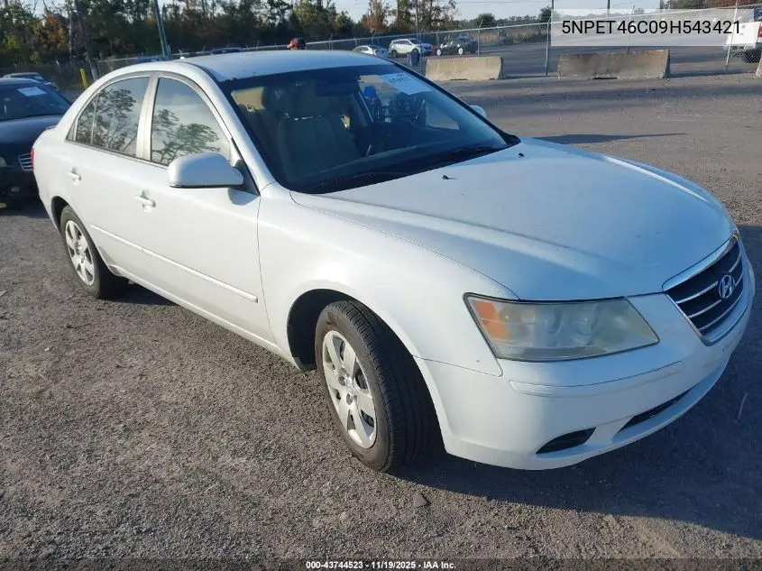 5NPET46C09H543421 2009 Hyundai Sonata Gls