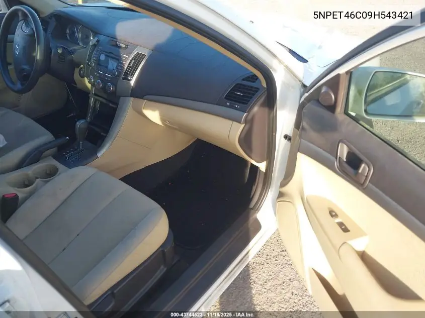 5NPET46C09H543421 2009 Hyundai Sonata Gls