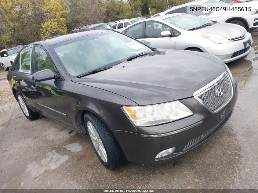 5NPEU46C49H455615 2009 Hyundai Sonata Limited