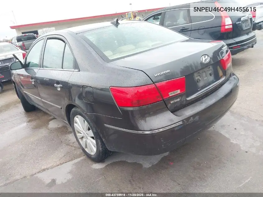 5NPEU46C49H455615 2009 Hyundai Sonata Limited