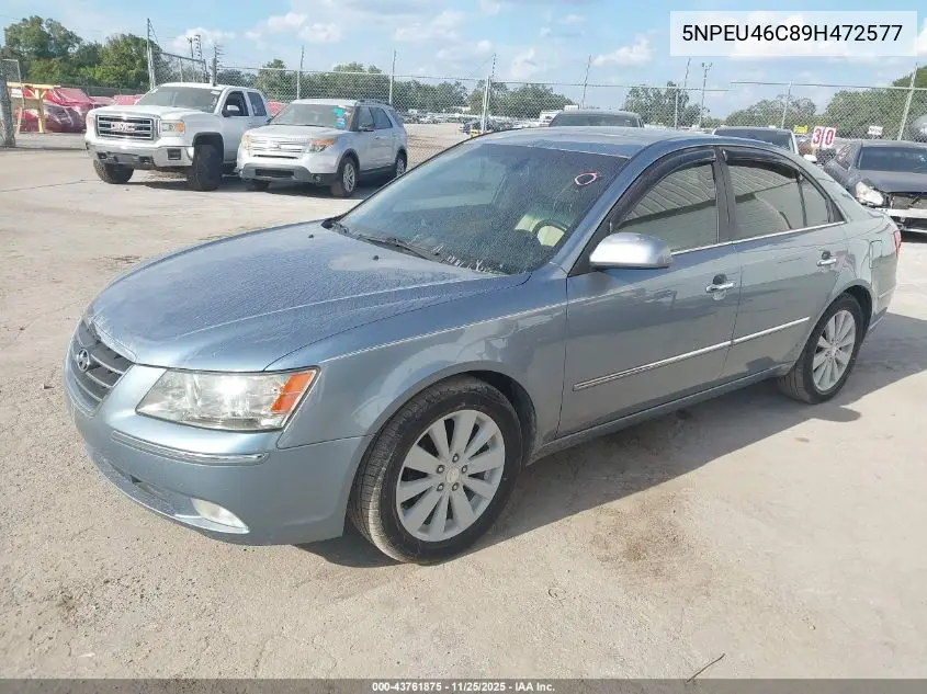 5NPEU46C89H472577 2009 Hyundai Sonata Limited