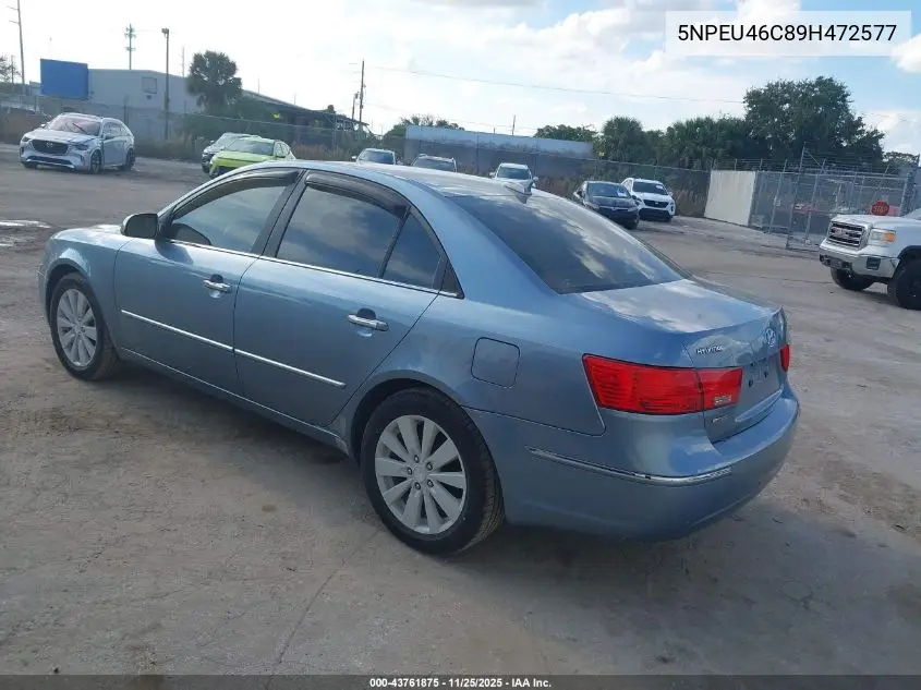 5NPEU46C89H472577 2009 Hyundai Sonata Limited