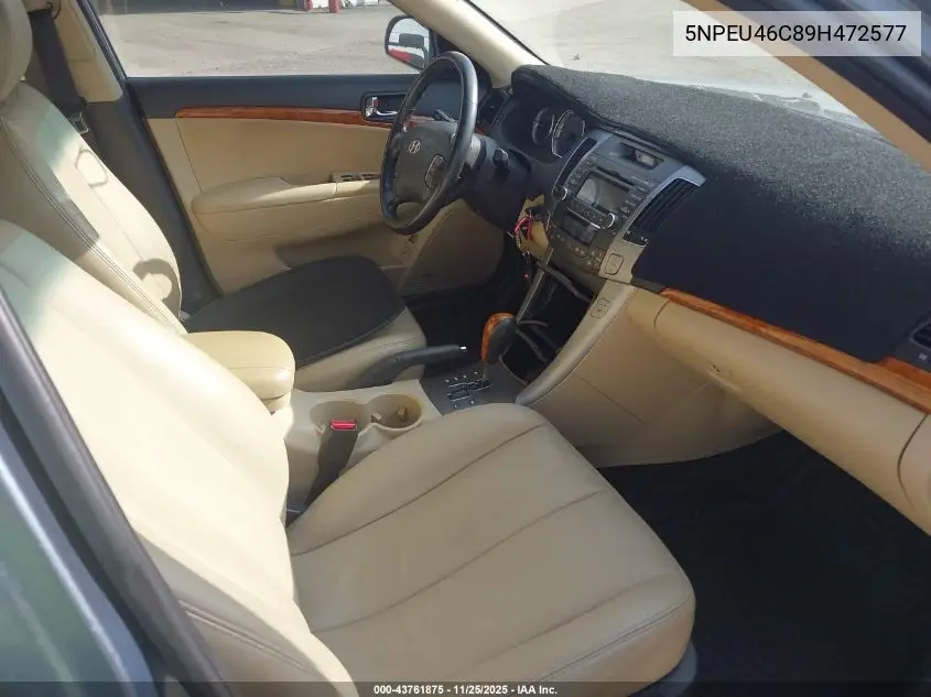 5NPEU46C89H472577 2009 Hyundai Sonata Limited