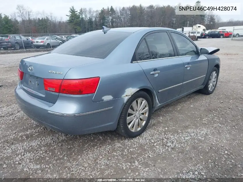 5NPEU46C49H428074 2009 Hyundai Sonata Limited