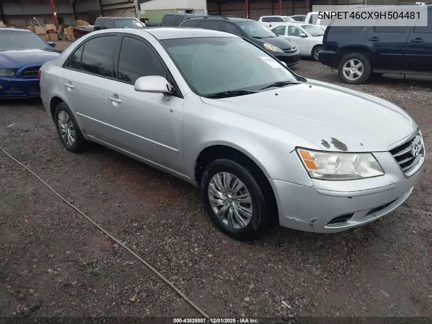 5NPET46CX9H504481 2009 Hyundai Sonata Gls
