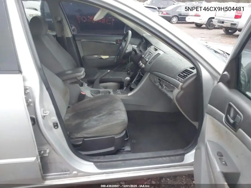 5NPET46CX9H504481 2009 Hyundai Sonata Gls