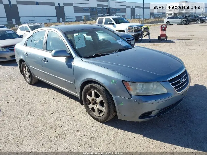 5NPET46C39H500465 2009 Hyundai Sonata Gls