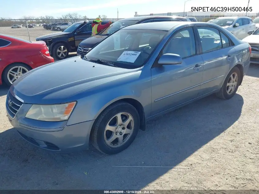 5NPET46C39H500465 2009 Hyundai Sonata Gls