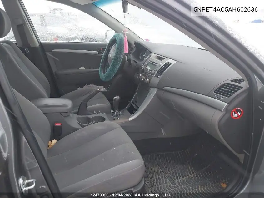 5NPET4AC5AH602636 2010 Hyundai Sonata Gl
