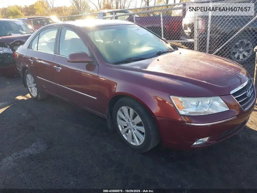 5NPEU4AF6AH607657 2010 Hyundai Sonata Limited V6