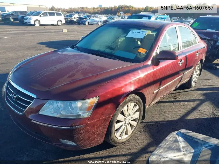 5NPEU4AF6AH607657 2010 Hyundai Sonata Limited V6