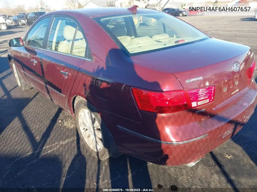 5NPEU4AF6AH607657 2010 Hyundai Sonata Limited V6