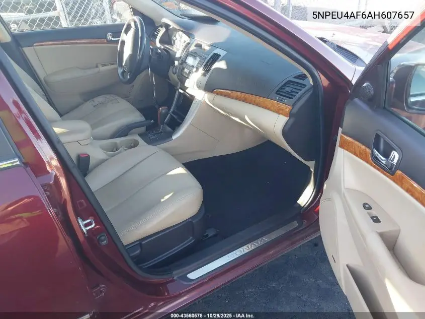 5NPEU4AF6AH607657 2010 Hyundai Sonata Limited V6