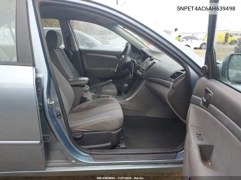 5NPET4AC6AH639498 2010 Hyundai Sonata Gls