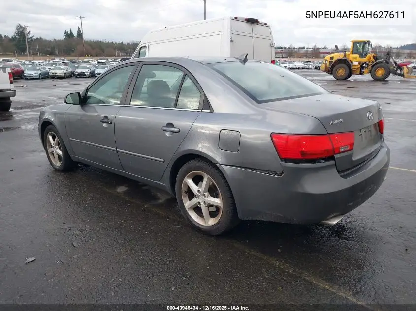 5NPEU4AF5AH627611 2010 Hyundai Sonata Se V6