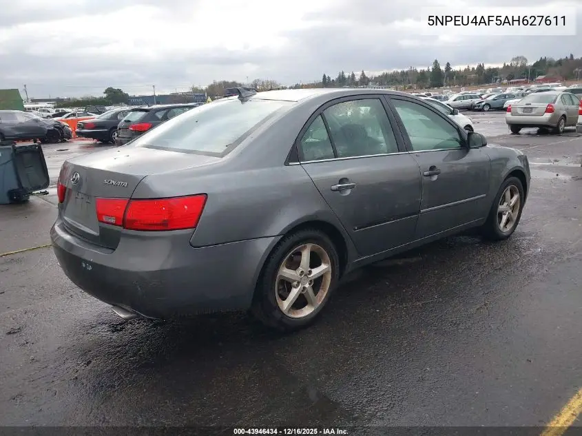 5NPEU4AF5AH627611 2010 Hyundai Sonata Se V6