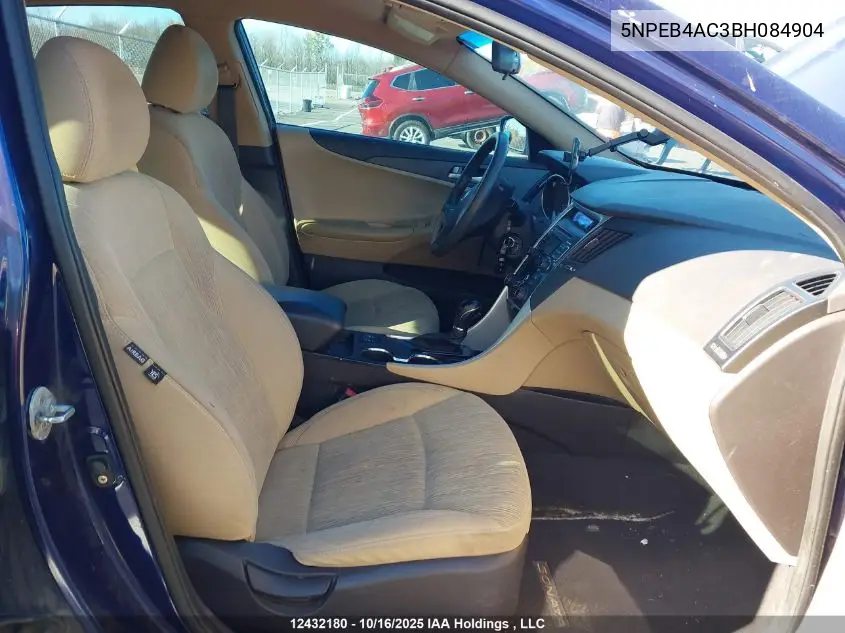 5NPEB4AC3BH084904 2011 Hyundai Sonata Gls