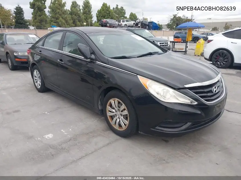 5NPEB4AC0BH082639 2011 Hyundai Sonata Gls
