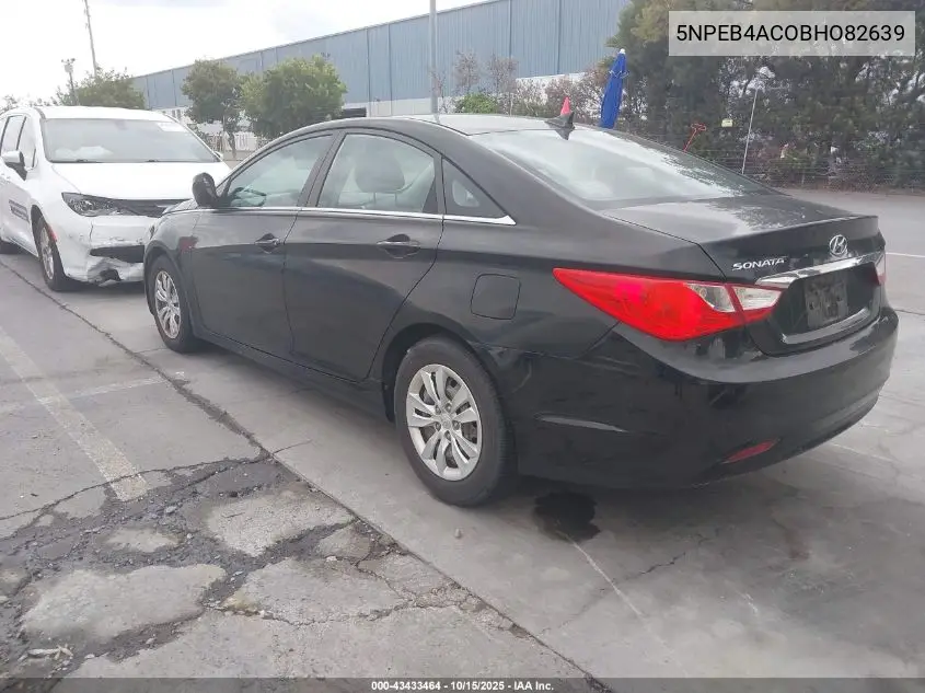 5NPEB4AC0BH082639 2011 Hyundai Sonata Gls
