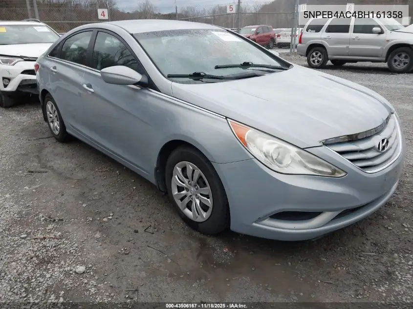 5NPEB4AC4BH161358 2011 Hyundai Sonata Gls