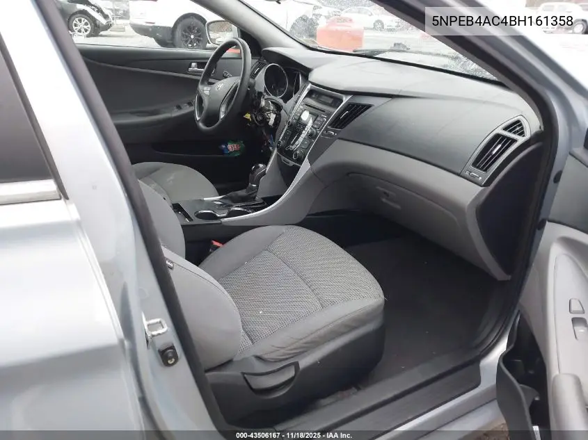 5NPEB4AC4BH161358 2011 Hyundai Sonata Gls