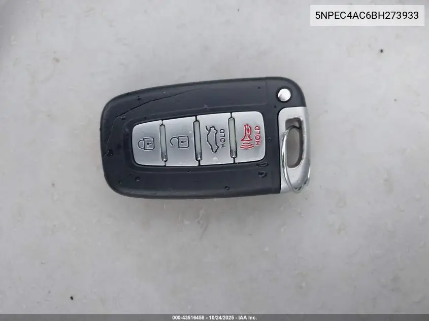 5NPEC4AC6BH273933 2011 Hyundai Sonata Limited