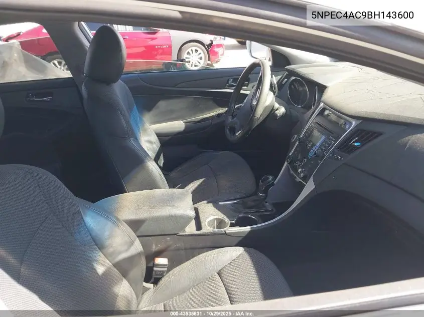 5NPEC4AC9BH143600 2011 Hyundai Sonata Se