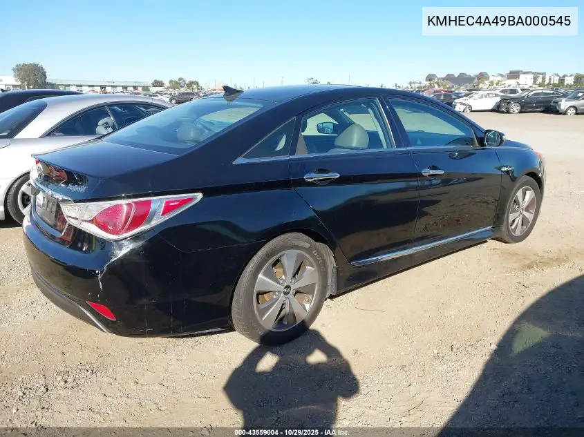 KMHEC4A49BA000545 2011 Hyundai Sonata Hybrid