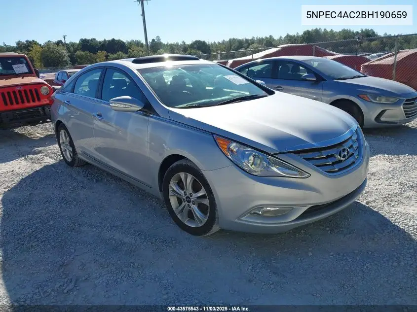 5NPEC4AC2BH190659 2011 Hyundai Sonata Limited