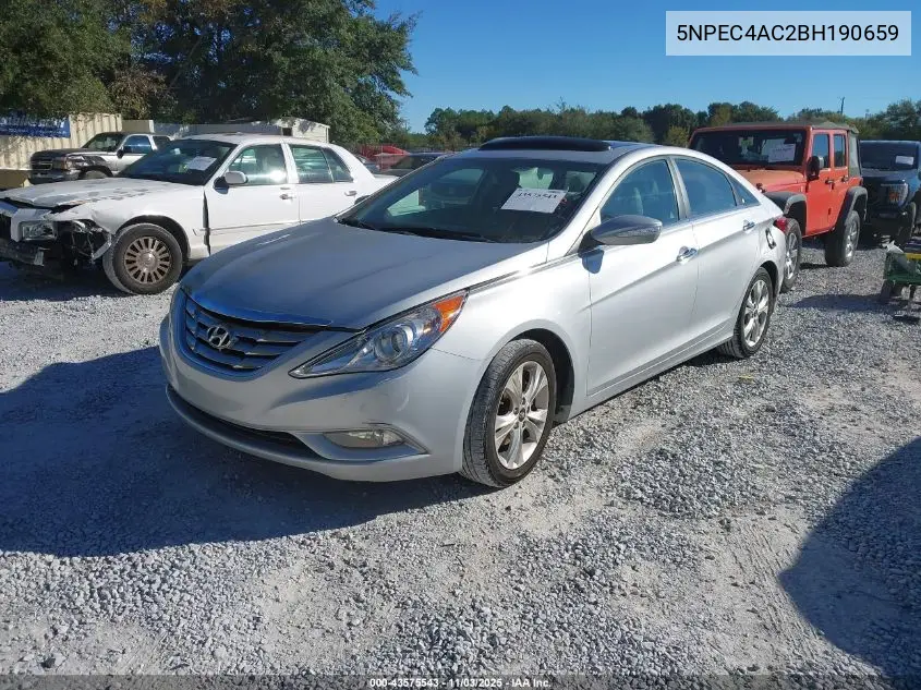 5NPEC4AC2BH190659 2011 Hyundai Sonata Limited
