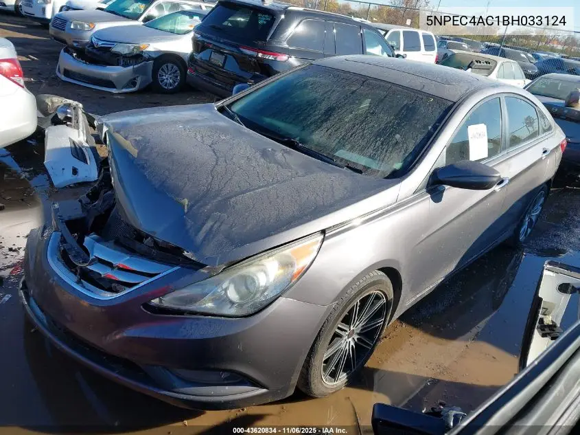 5NPEC4AC1BH033124 2011 Hyundai Sonata Se