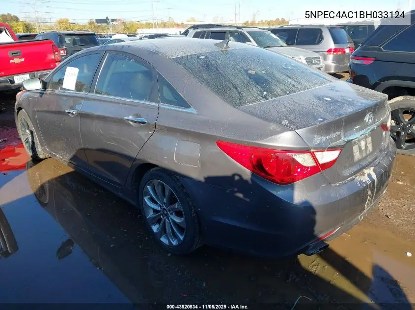5NPEC4AC1BH033124 2011 Hyundai Sonata Se
