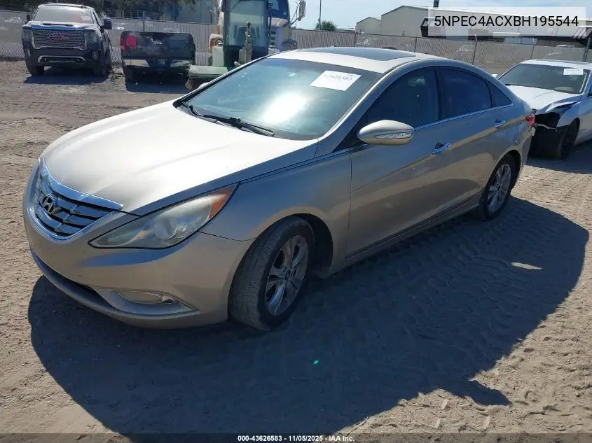 5NPEC4ACXBH195544 2011 Hyundai Sonata Limited