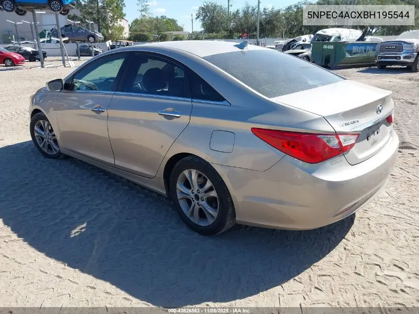 5NPEC4ACXBH195544 2011 Hyundai Sonata Limited