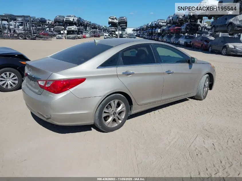 5NPEC4ACXBH195544 2011 Hyundai Sonata Limited