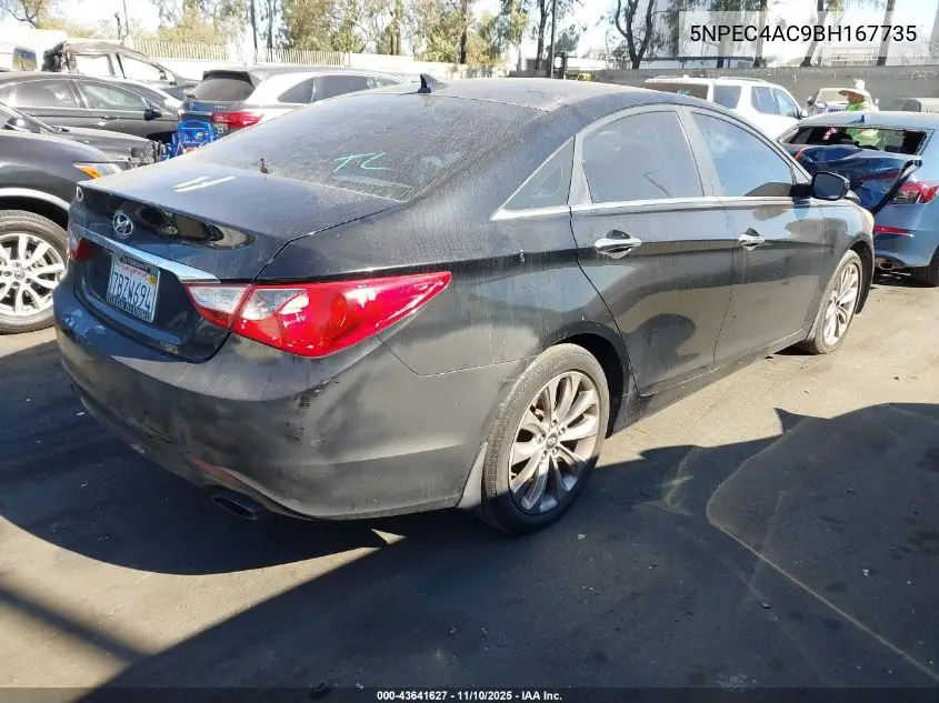 5NPEC4AC9BH167735 2011 Hyundai Sonata Se