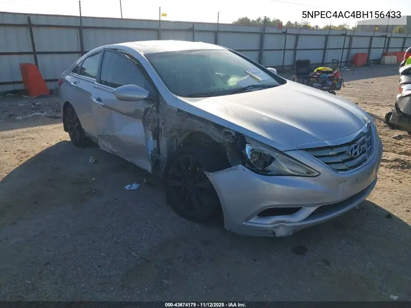 5NPEC4AC4BH156433 2011 Hyundai Sonata Se