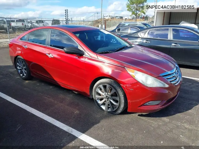 5NPEC4AC3BH182585 2011 Hyundai Sonata Se
