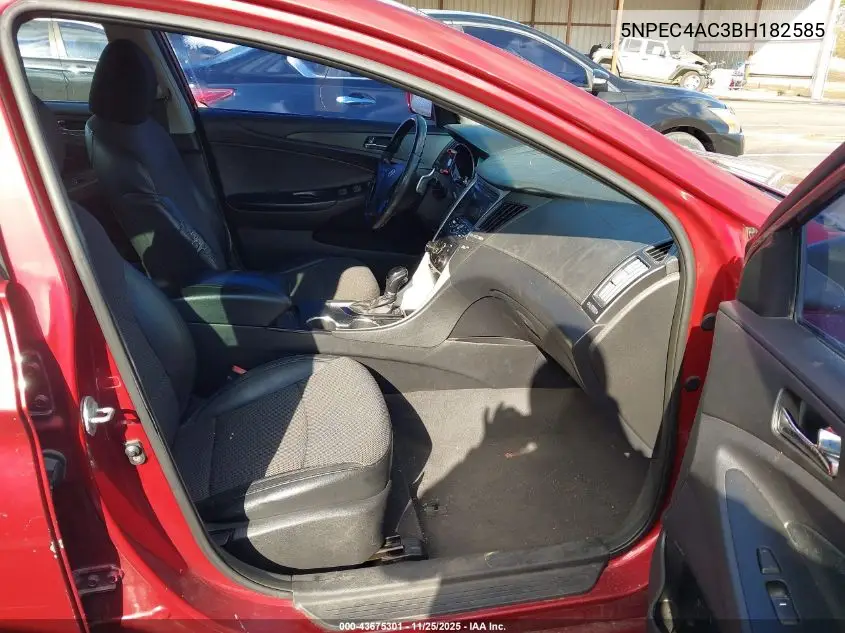 5NPEC4AC3BH182585 2011 Hyundai Sonata Se