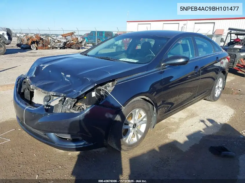 5NPEB4AC9BH101477 2011 Hyundai Sonata Gls