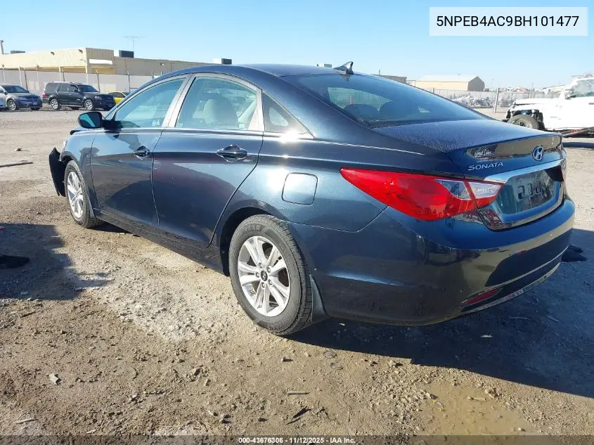 5NPEB4AC9BH101477 2011 Hyundai Sonata Gls