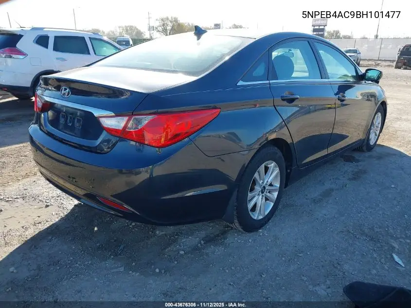 5NPEB4AC9BH101477 2011 Hyundai Sonata Gls
