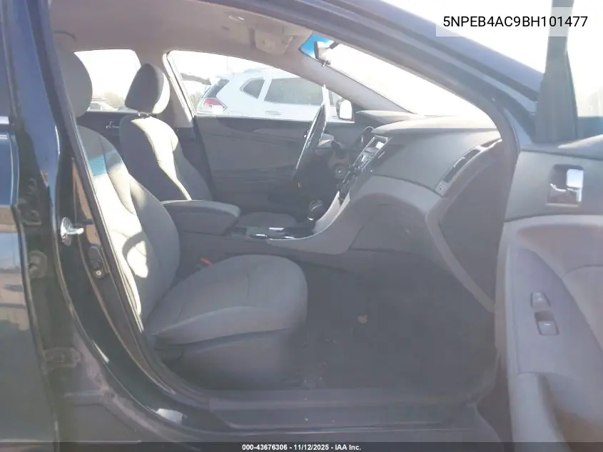 5NPEB4AC9BH101477 2011 Hyundai Sonata Gls