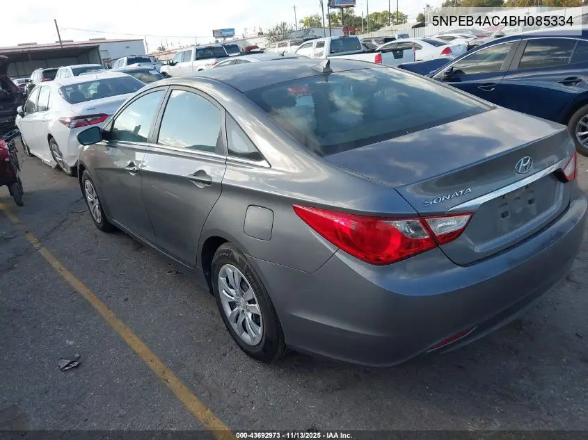 5NPEB4AC4BH085334 2011 Hyundai Sonata Gls