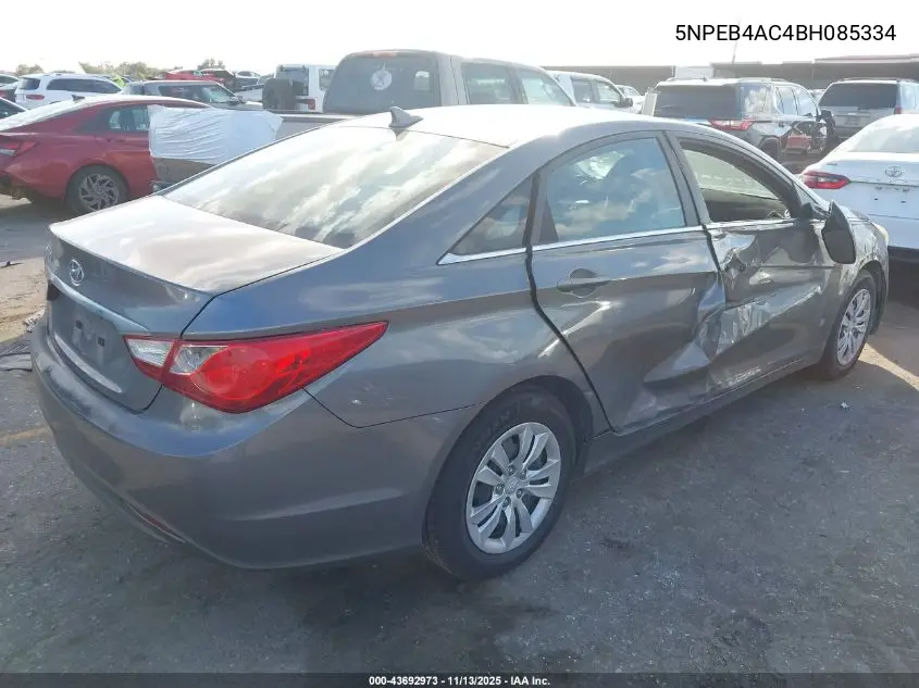 5NPEB4AC4BH085334 2011 Hyundai Sonata Gls