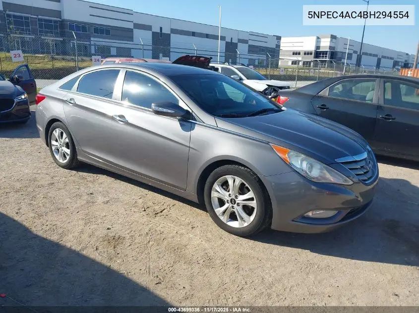 5NPEC4AC4BH294554 2011 Hyundai Sonata Limited