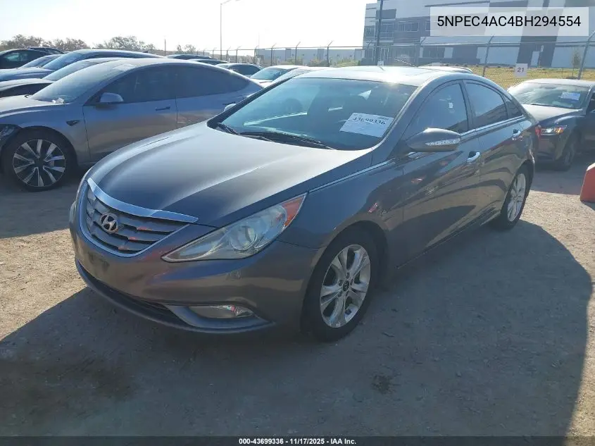 5NPEC4AC4BH294554 2011 Hyundai Sonata Limited